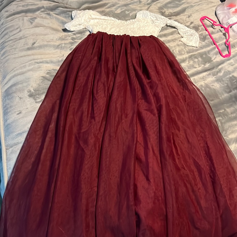 Formal Lace and tulle Formal Dress sz 10